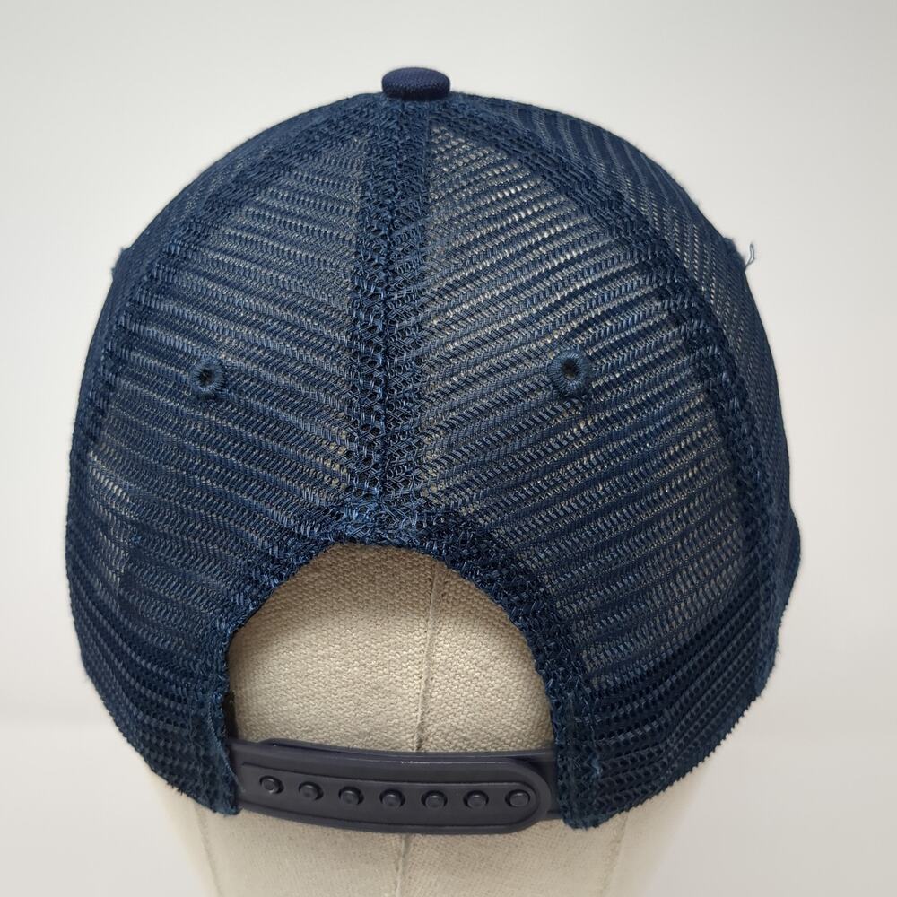 Ecc Snapback Mesh Back Trucker Hat Blue One Size Embroidered Carhartt View 6